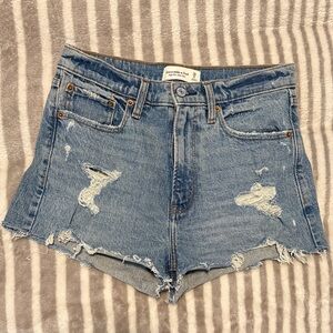 Abercrombie & Fitch Blue Jean Shorts